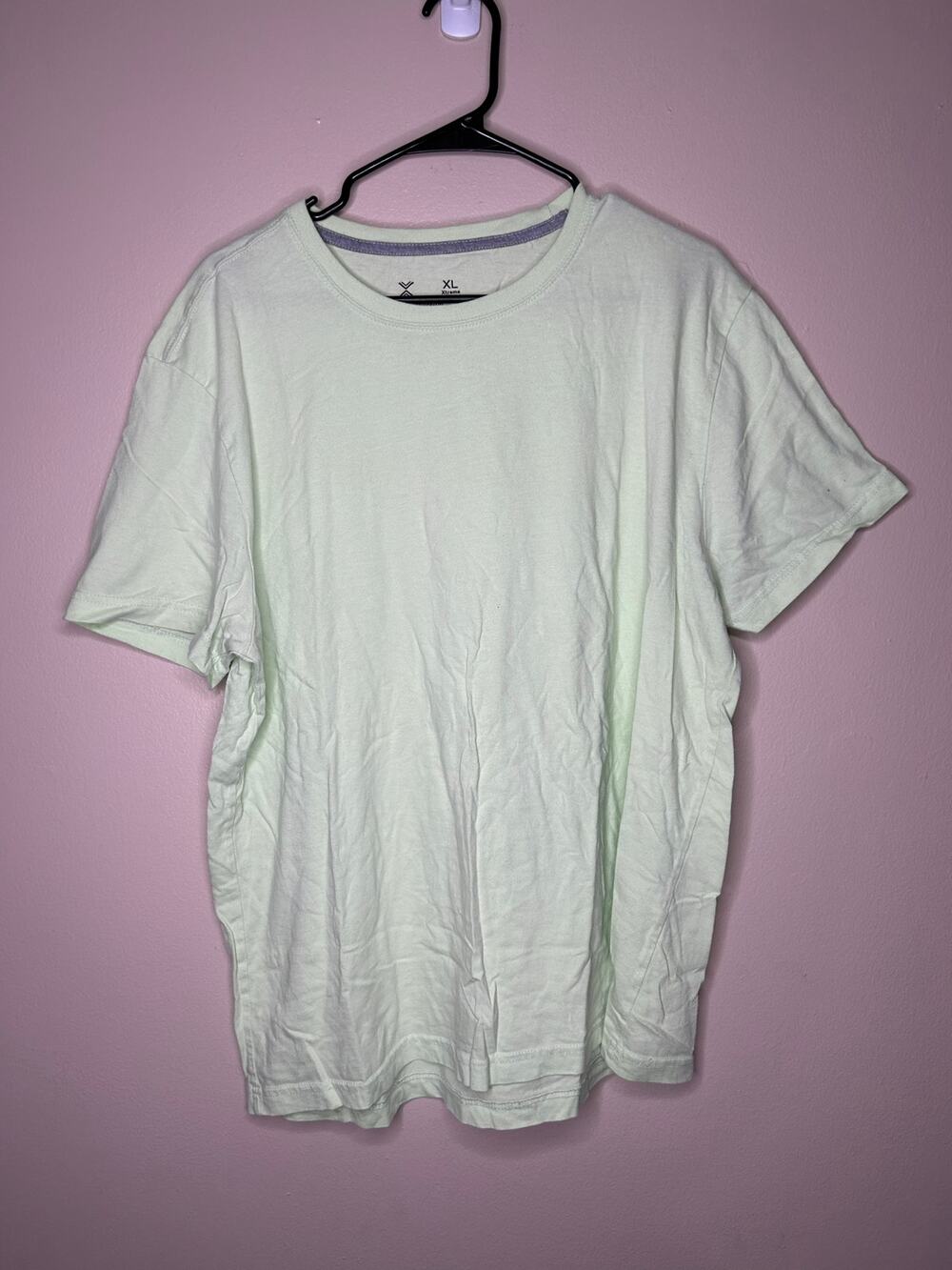 Men’s XL Xersion Xtreme Tee Quick-Dri Light Green Crew Neck T-Shirt Cotton Tee